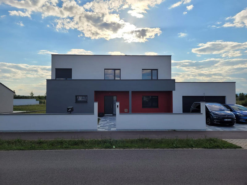 Maison passive toit plat Thionville